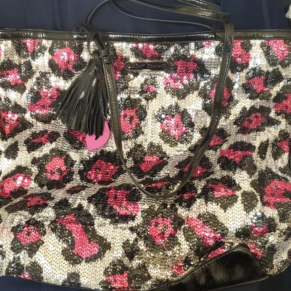 Large Leopard Betsy Johnson Tote